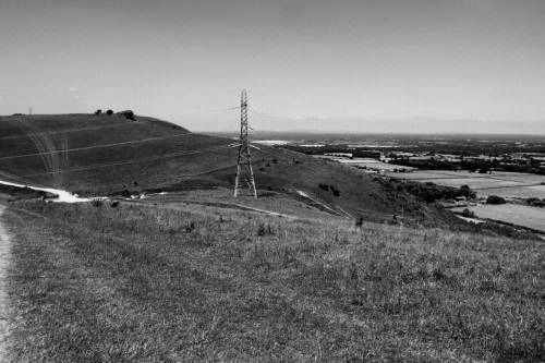 Electricity Pylon before Bostal Track